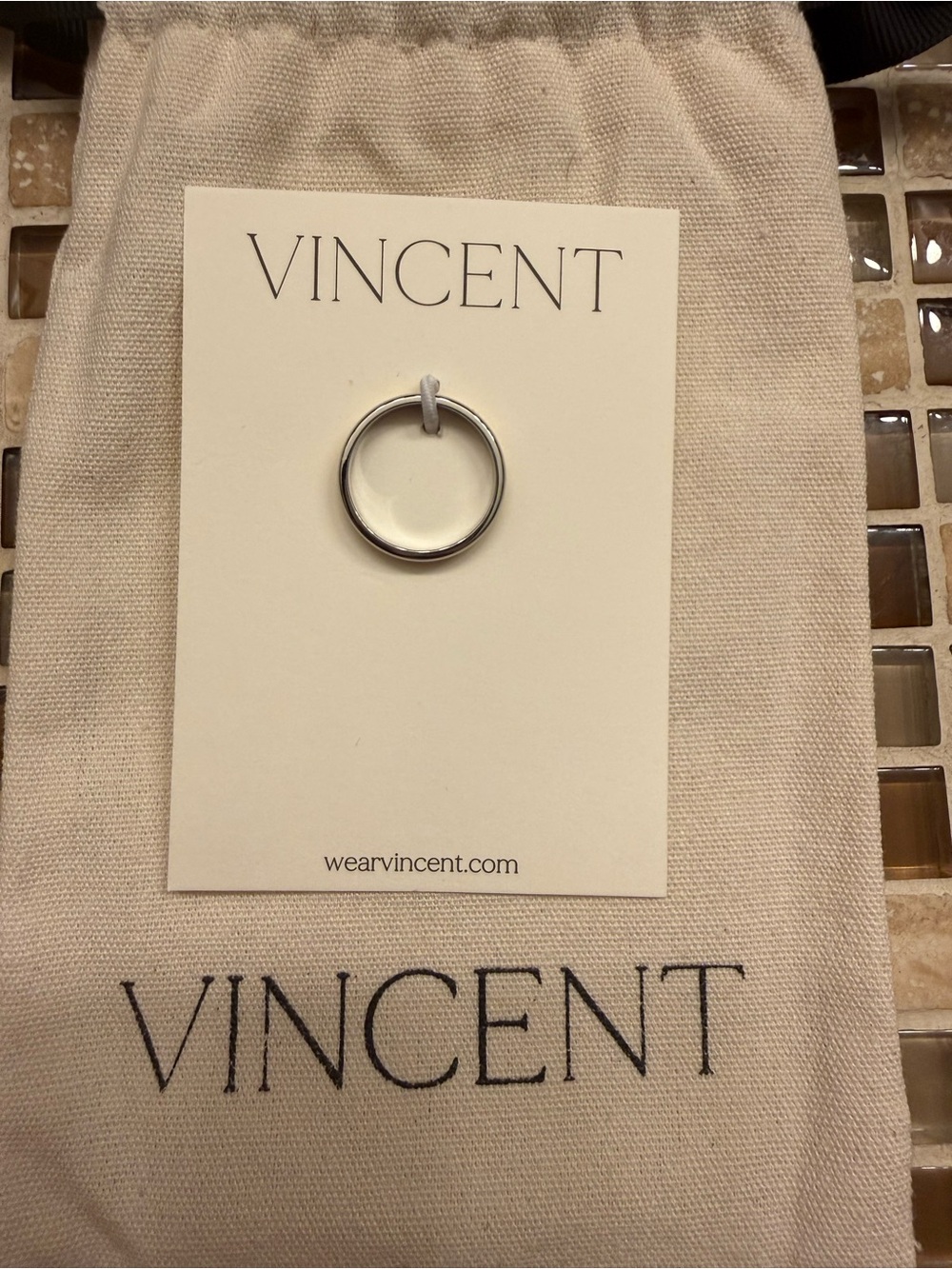 Vincent Two-Tone Gold and Silver Stacking Ring